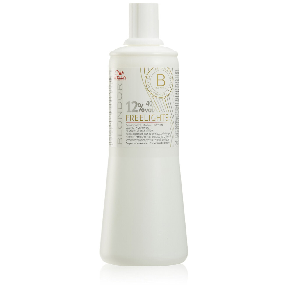 Wella Blondor FreeLights 12% Oxidant 40 Volume 1000ml