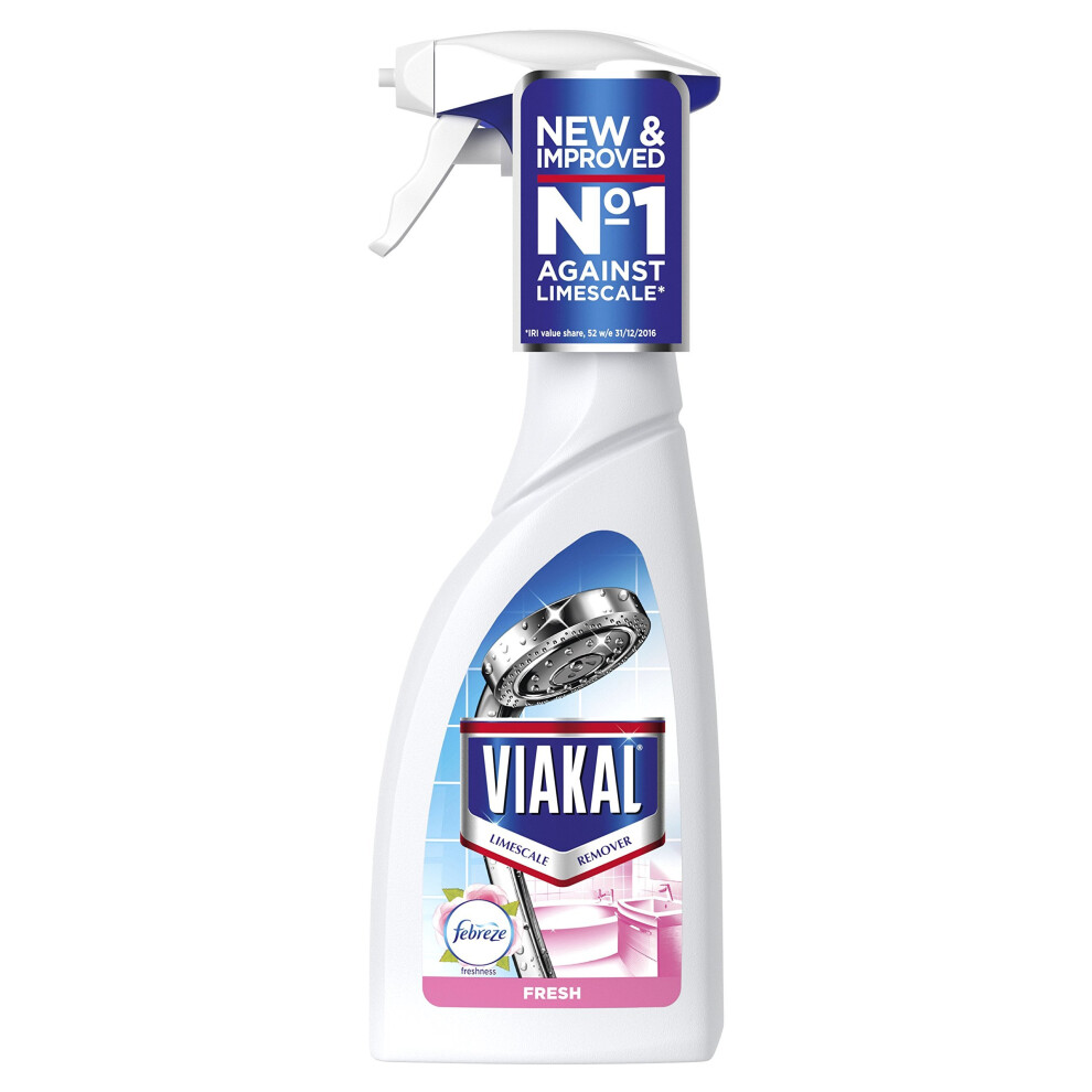 Viakal Fresh Limescale Remover Spray, 500 ml-Pack of 10