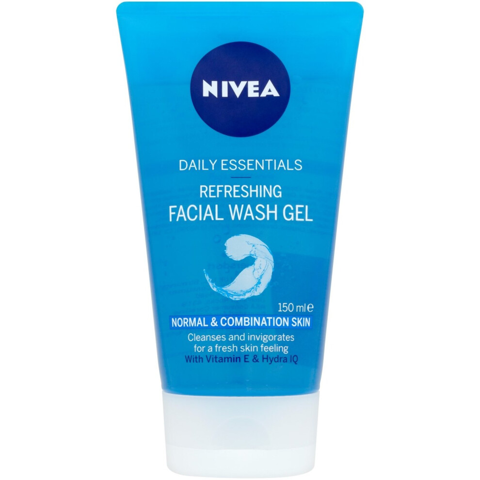 NIVEA Refreshing Face Wash Gel, 150 ml, Pack of 6