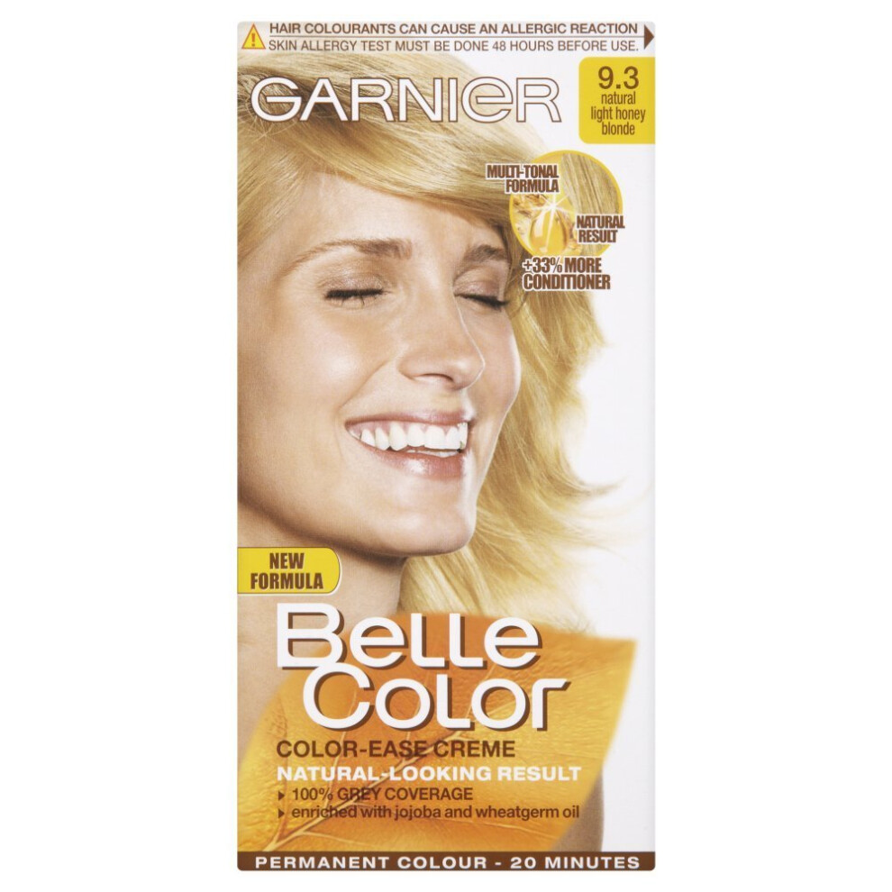 Garnier Belle Color Permanent, 9.3 Light Honey Blonde