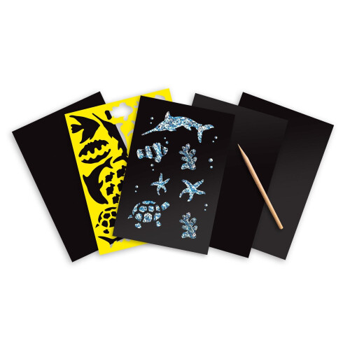 Melissa & Doug Melissa & Doug Scratch Art Activity Kit - Sea Life 2