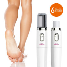 Electric Foot File Callus Remover & Electronic Nail File (4 in 1) Best Mani Pedi Tools - Perfect Professional Manicure & Pedicure Care Set by Own...