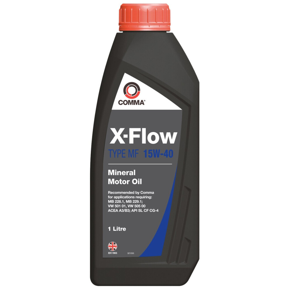 Comma XFMF1L 1L X-Flow Type MF 15W40 Mineral Motor Oil