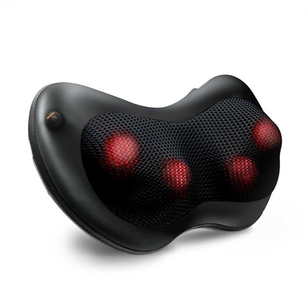 Naipo Neck and Back Massager with Heat, Massage Pillow Cushion with Deep Shiatsu Kneading for Back Pain Relief at Home Office Car