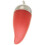Alessi Alessi Piccantino Silicon Rubber Chili Scruncher, Red 1