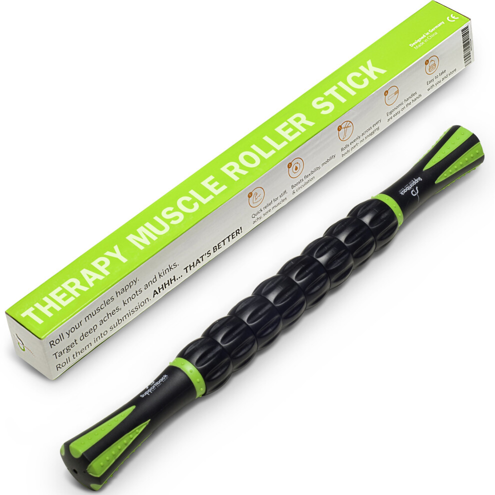 Supportiback SupportibackãÂ® Deep Tissue Therapy Massage Roller - Relieve Sore Muscles, Prevent Injury, Improve Mobility & Circulation - Self Massage Physical...
