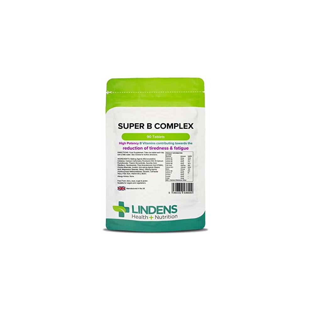 Super Vitamin B Complex (NEW) Tablets (90 pack)