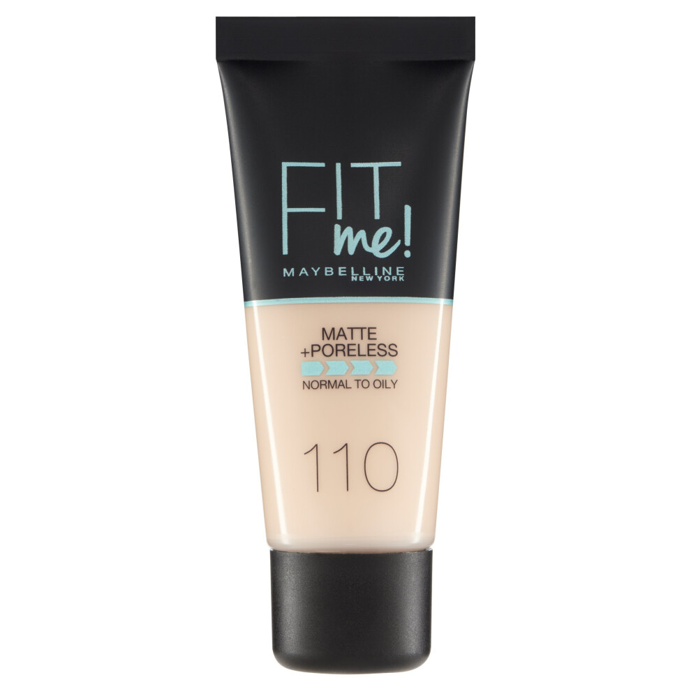 Maybelline Fit Me Matte & Poreless Foundation 110 Porcelain 30Ml