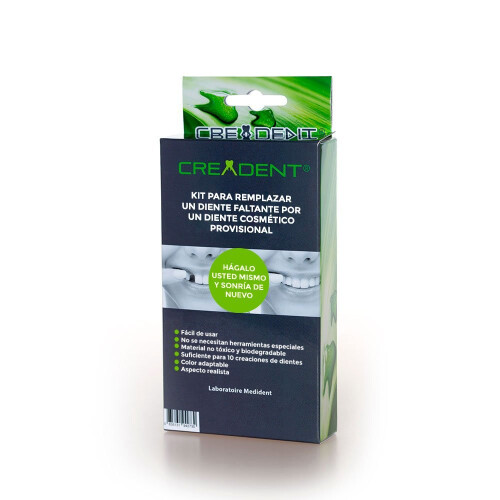 CREADENT Kit for replacing a missing tooth with a temporary cosmetic tooth 2