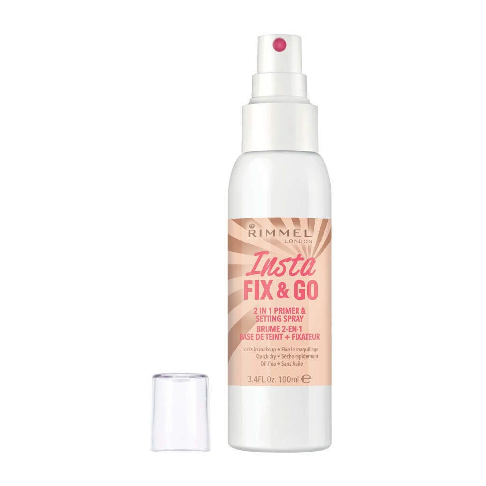 Rimmel London Insta 2-in-1 Primer and Setting Spray, 100 ml
