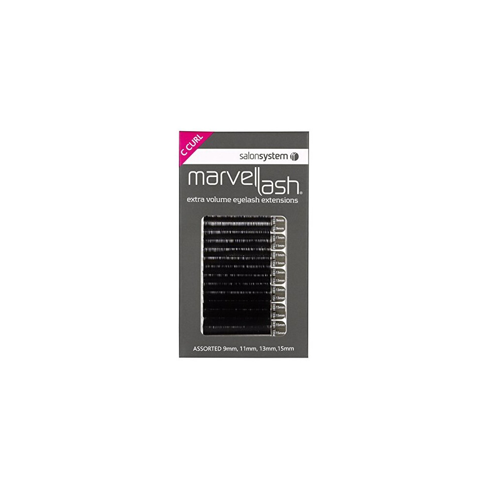 Salon-System Lash Extensions Silky 0.20 Volume, Assorted Back