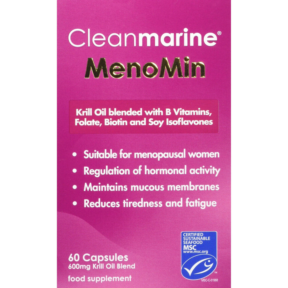 Cleanmarine MenoMin, 600mg (60-Capsules)