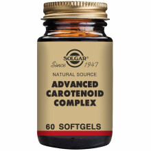 Solgar Advanced Carotenoid Complex Softgels - Natural Beta-Carotene with Alpha-Carotene & Lycopene - 60 Softgels - E35