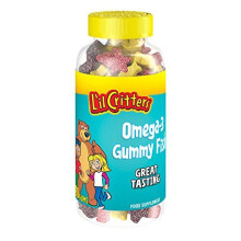 L'il Critters Omega-3 Gummy Fish Food Supplement 180 Pack