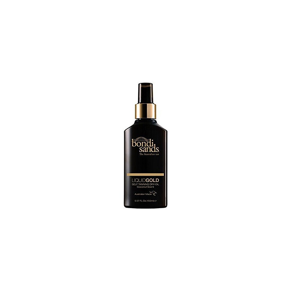 Bondi Sands- Liquid Gold Self Tanning Dry Oil Provides a Longer Lasting Tan and Skin Hydration (150ML)