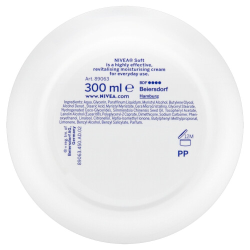 NIVEA Nivea Soft Moisturising Cream, 300ml 1