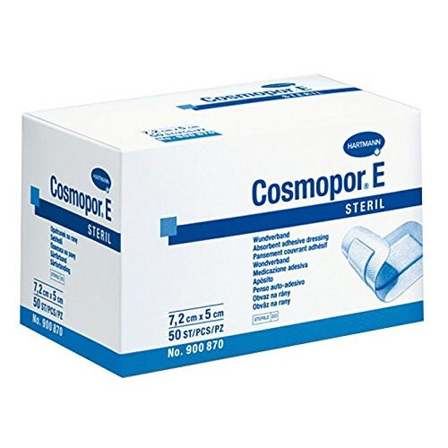 Hartmann Cosmopor E Dressing, 7.2cm x 5cm, Pack of 50