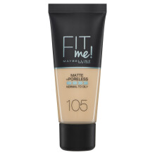 Maybelline Fit Me Matte & Poreless Foundation 105 Natural Ivory 30ml