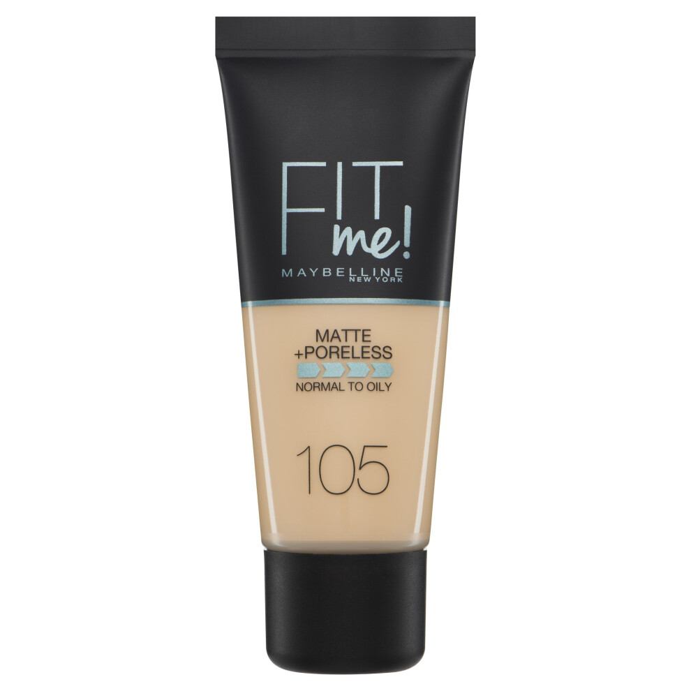 Maybelline Fit Me Matte & Poreless Foundation 105 Natural Ivory 30ml