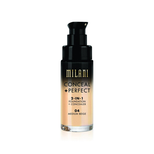 Milani Medium Beige Liquid Foundation Corceler - Couvre de cruaut    sans faille