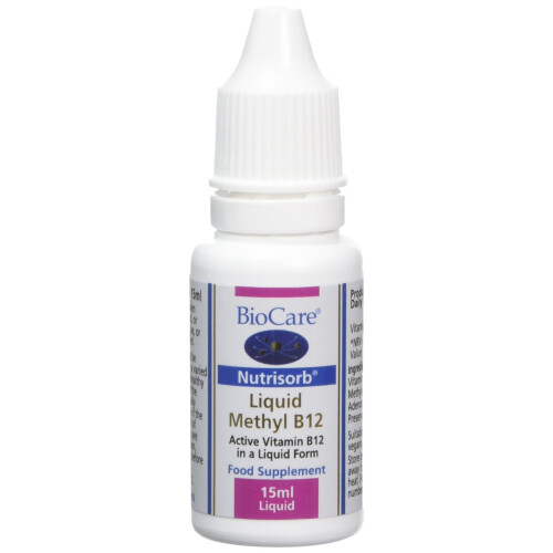 BioCare Nutrisorb Liquid Methyl B12, 15 ml