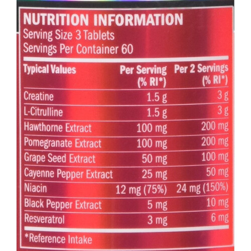 BSN BSN Nitrix 2.0 Supplement, 180 Tablets 1