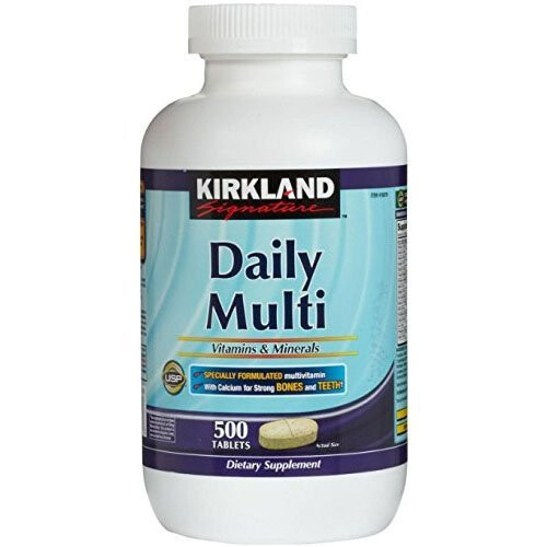 Costco Kirkland Signature Daily Multi Vitamins And Minerals Tablets ...