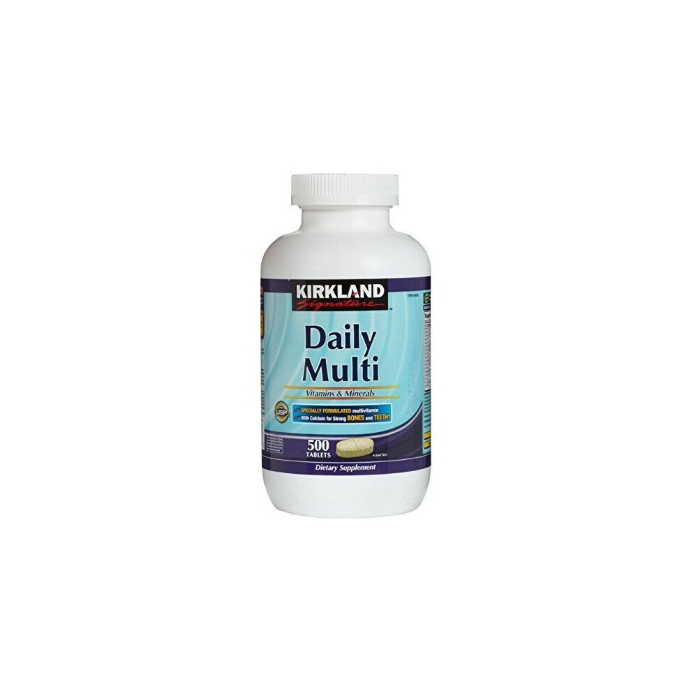 Costco Kirkland Signature Daily Multi Vitamins and Minerals Tablets - Pack of 500