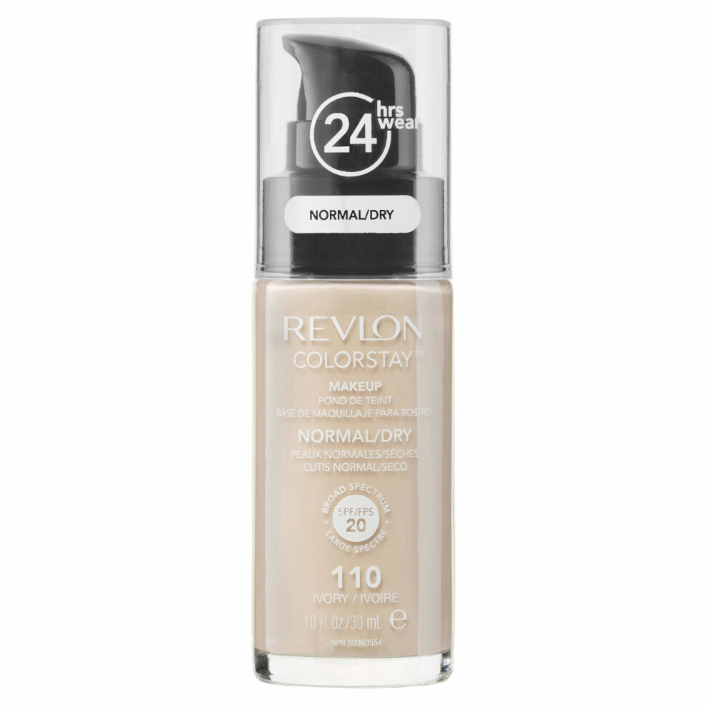 Revlon Colorstay Foundation For Normal/Dry Skin, Ivory