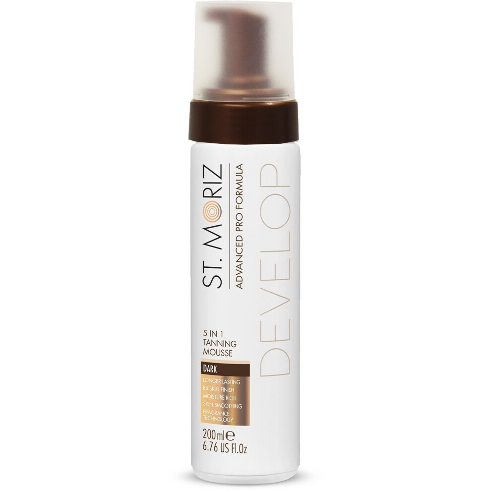 St Moriz Advanced Pro Formula 5-in-1 Tanning Mousse, Dark