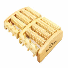 Willdo Dual Foot Massager Roller-Heal Foot Spur Arch Pain, Stress Relieve Plantar Fasciitis, Healthy Relax Wooden Tool Care Massage