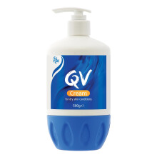 QV Pump Cream 500 g - Dermatologist-Developed Fragrance-Free Hydrating Cream (QV-Cream-500g-PUMP)