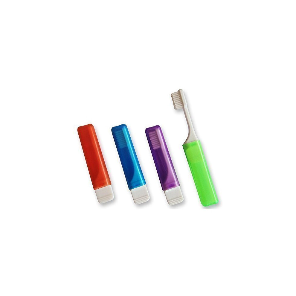 Isdp 4 X Orthodontic Travel Toothbrush Vtrim (Set Of 4 Colours)