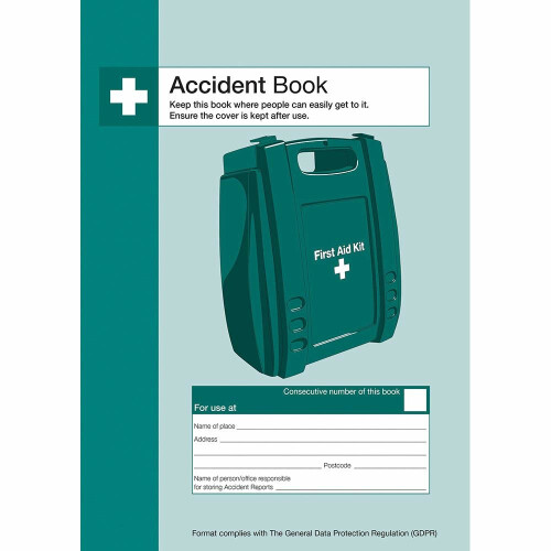 Safety First Aid Group A5 Accident/Reporting/First Aid Book