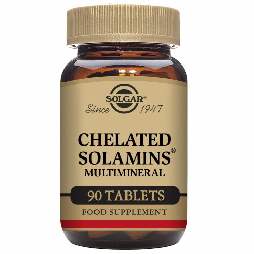 Solgar Solamins Multiminéraux chélatés, 90 comprimés Solgar