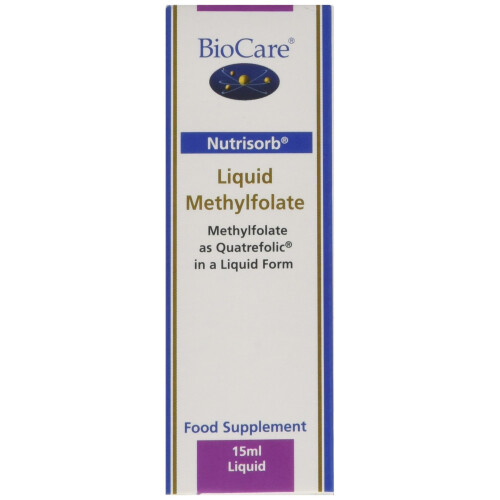 BioCare Nutrisorb Liquid Methylfolate, 15 ml