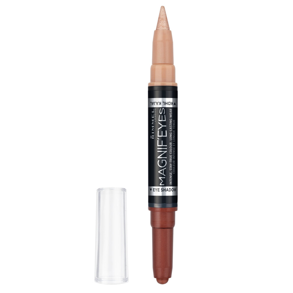 Rimmel London Magnif'Eyes Double Ended Eyeshadow And Liner 003, Queens Of A Bronzed Age, 1.6 G