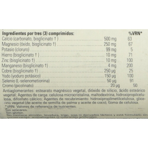 Solgar Solamins Multiminéraux chélatés, 90 comprimés Solgar 2