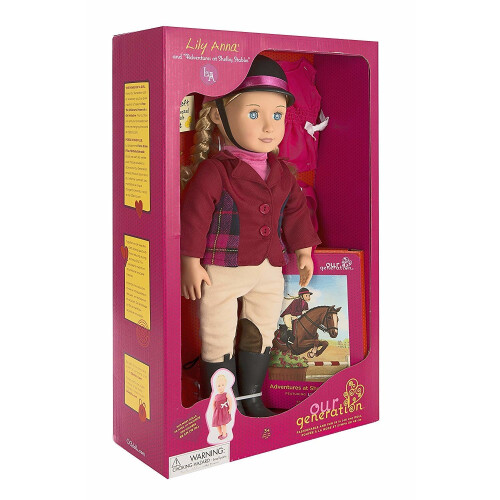 Our Generation Our Generation 18-inch Lily Anna Doll with Book 2