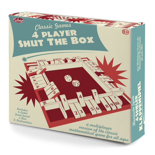 Four Player Shut the Box - Board Game 2