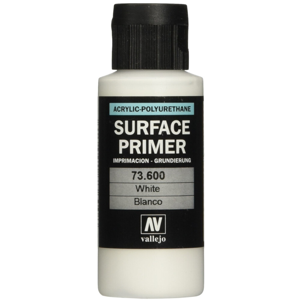 Vallejo Model Color 60 ml Polyurethane Primer - White