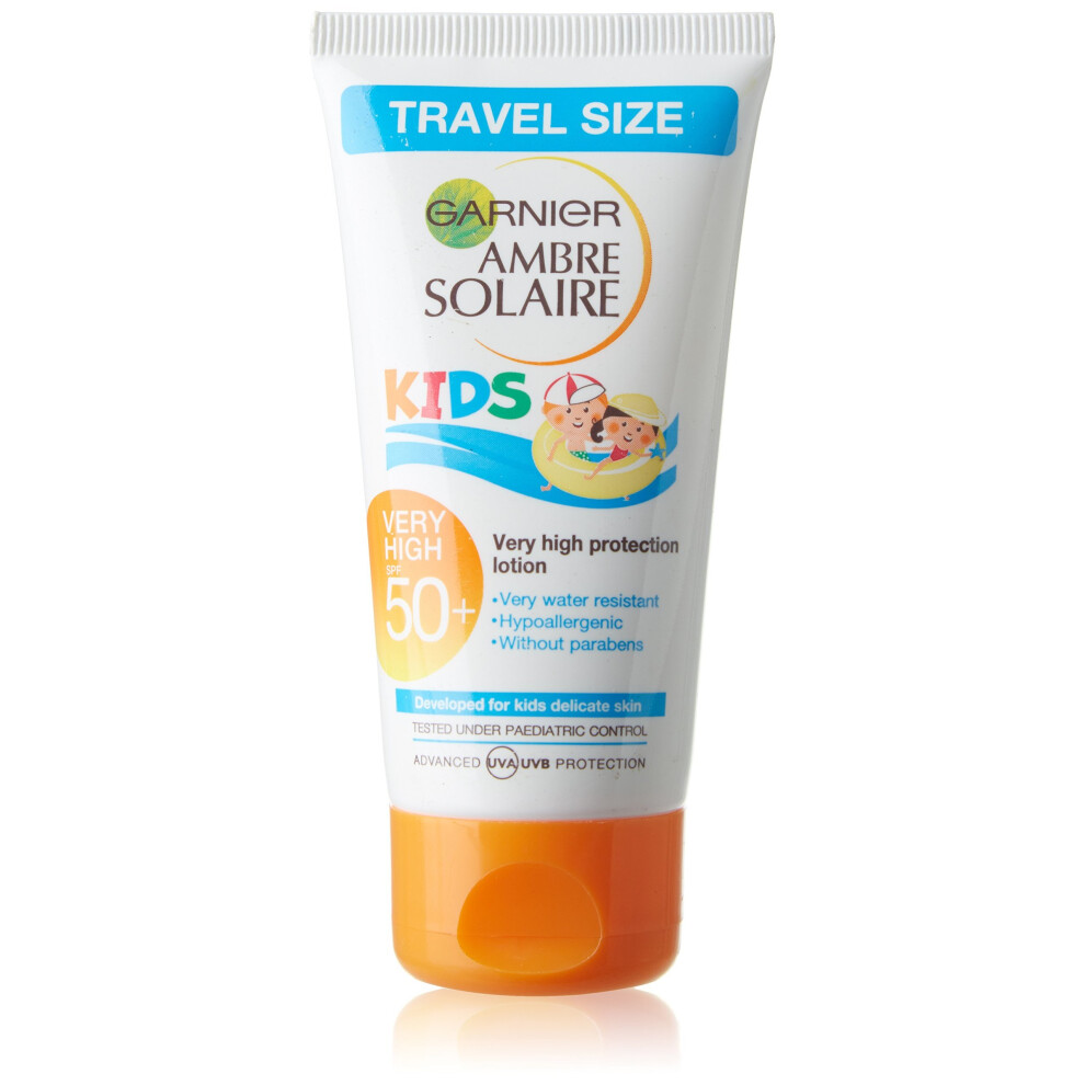 Garnier Cream Ambre Solaire Kids Sensitive Sun Spf50+ 50Ml Travel