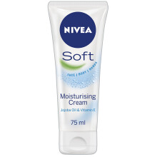 Nivea Soft Tube Feuchtigkeit Körpercreme, 75 ml