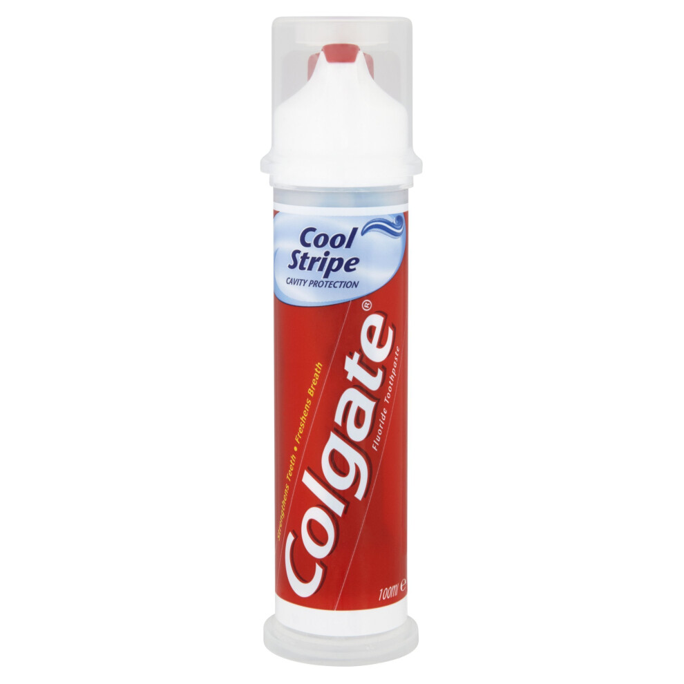 Colgate Cool Stripe Toothpaste Pump, 100 Ml