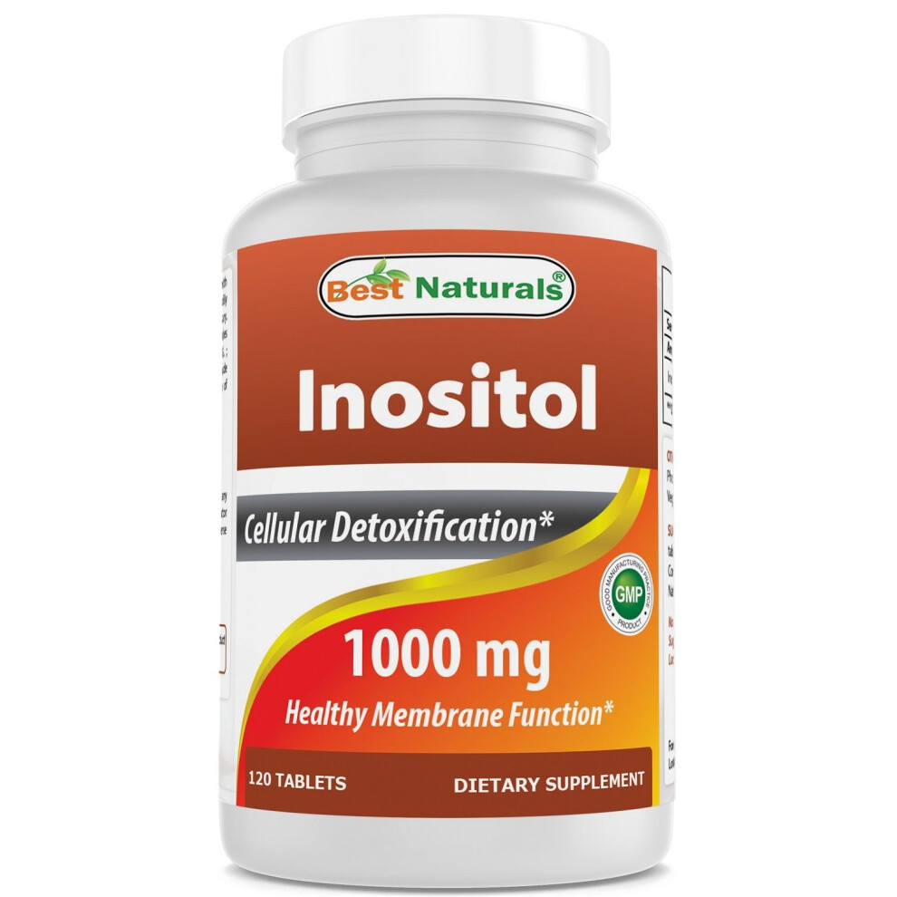 Best Naturals Inositol 1000mg 120 Tablets - also called vitamin B8