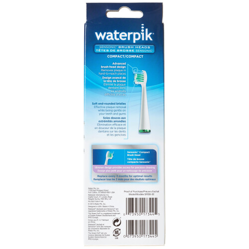 Waterpik Waterpik Compact Replacement Brush Heads for SR3000 and Complete Care 1