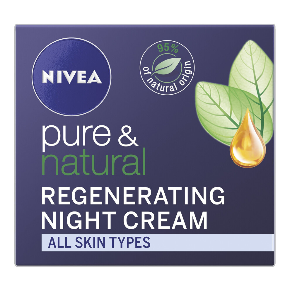 Nivea Pure and Natural Regenerating Night Cream 50 ml