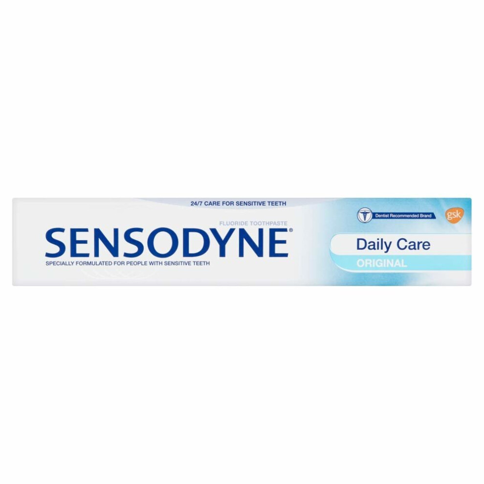 Sensodyne Sensitive Toothpaste, Daily Care Original, 75 ml  pack of 3