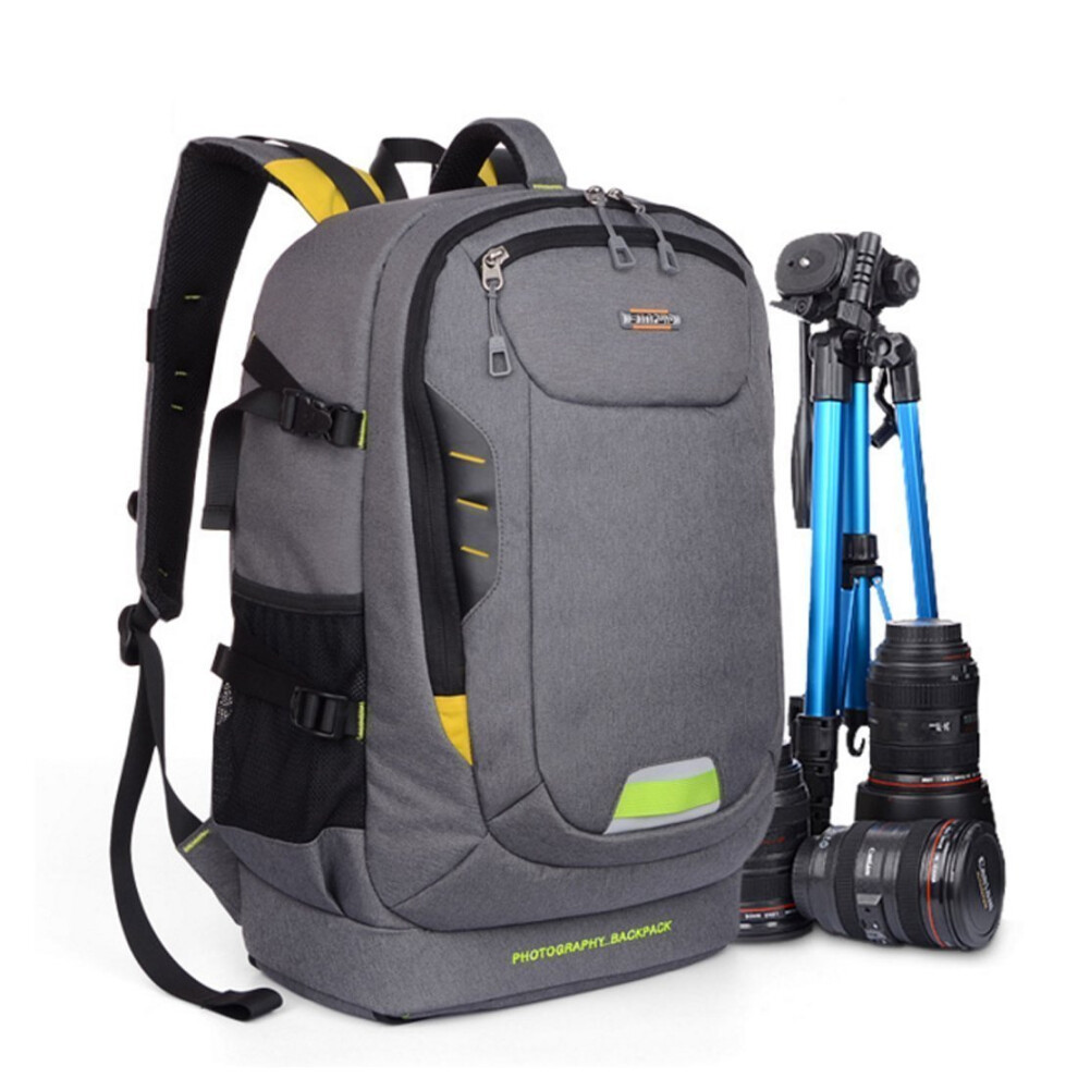 Yuhan Oxford Large Capacity Multi-Function Waterproof Anti-Shock Slr/ Dslr Gadget Camera Bag Professional Gear Photography Travel Backpack Rucksack... 607128447900