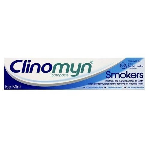 Clinomyn Anti-Stain Flouride Toothpaste for Smokers